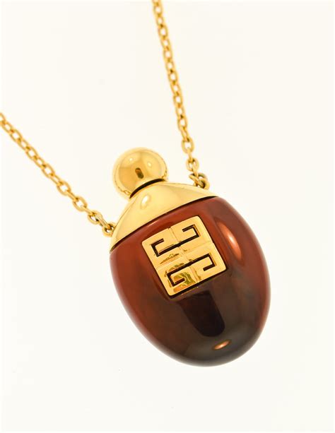 vintage givenchy perfume bottle necklace|organza givenchy perfume discontinued.